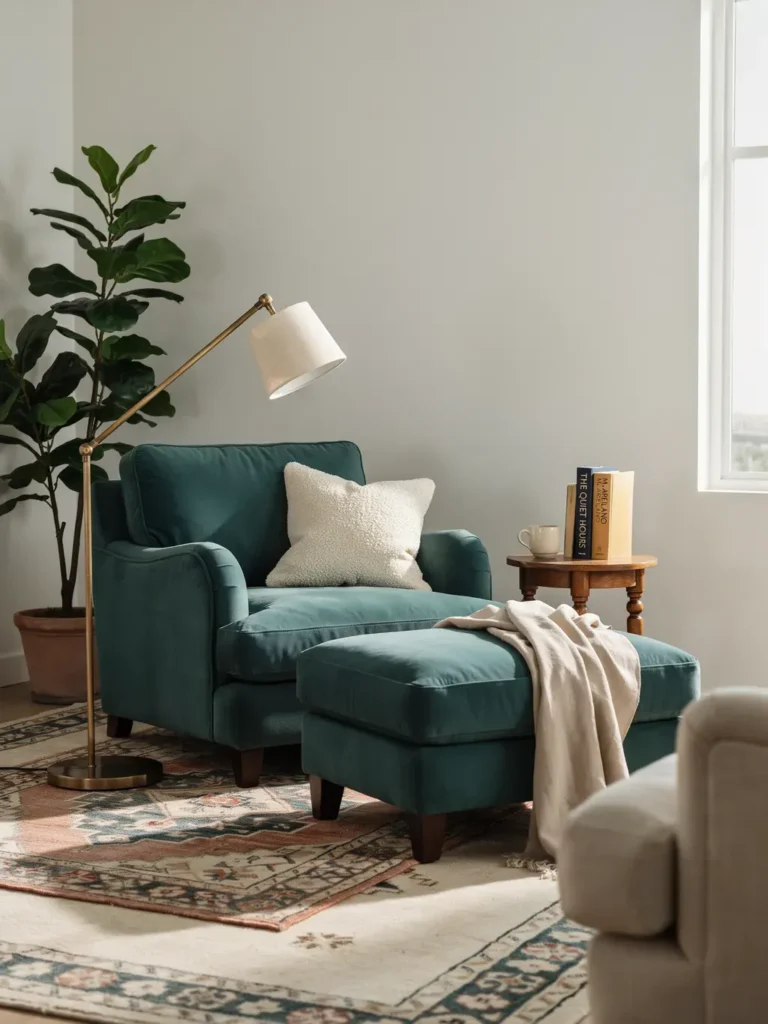 How to Style a Big Comfy Chair as a Statement Piece