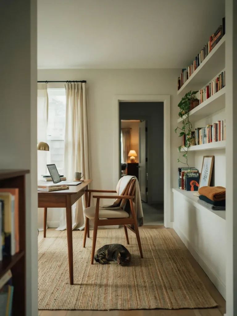 Start With a Cozy Home Office Layout