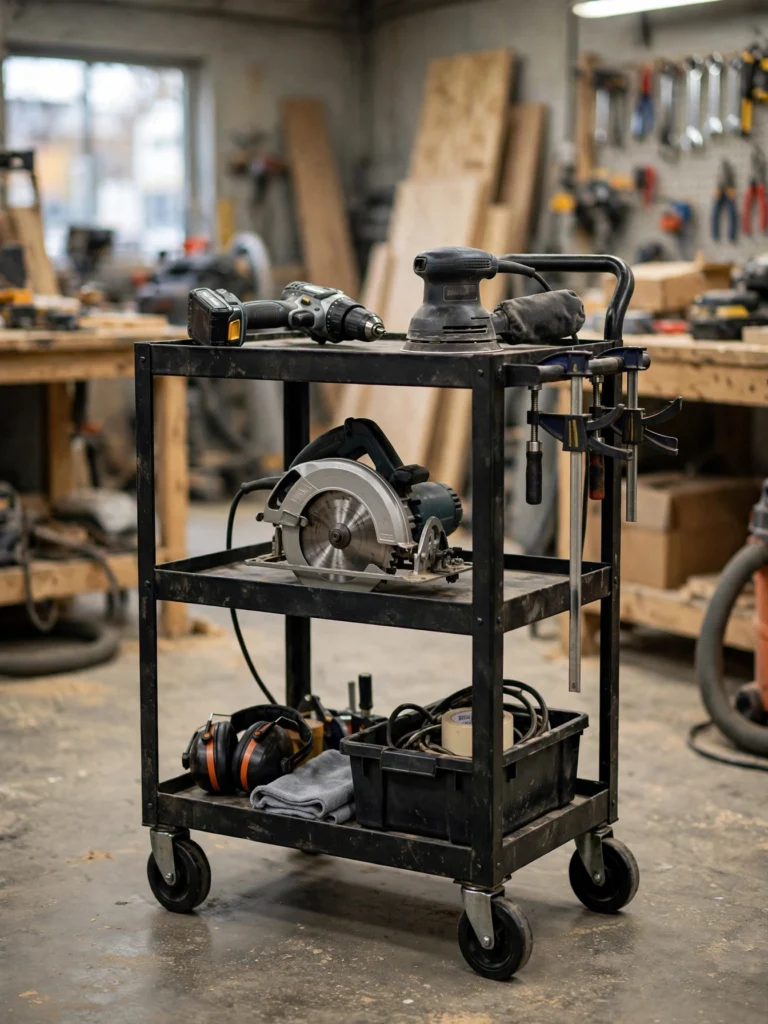 Add a Rolling Cart for Power Tools