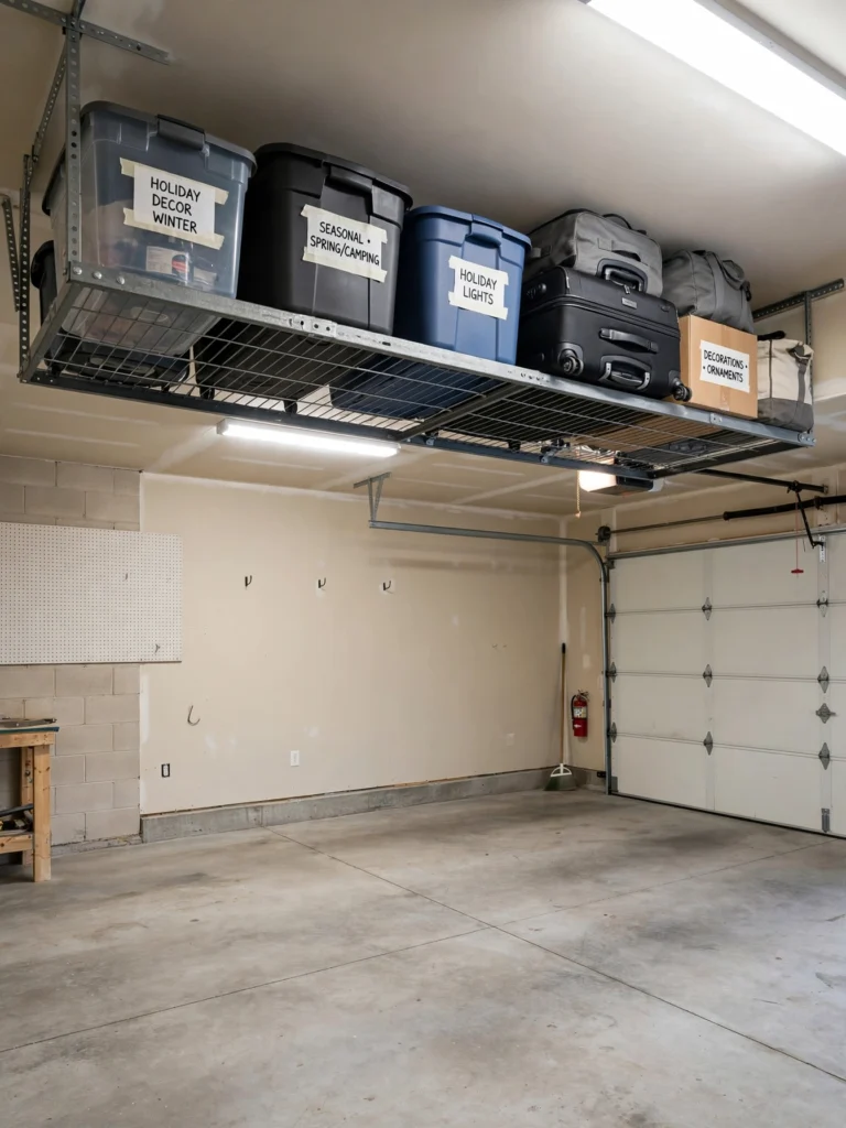 Install a Ceiling-Mounted Storage Platform