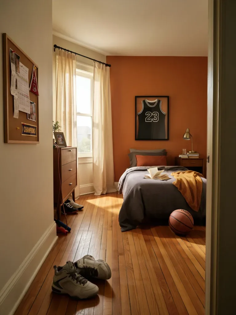  Try Bold Orange For A Statement Room