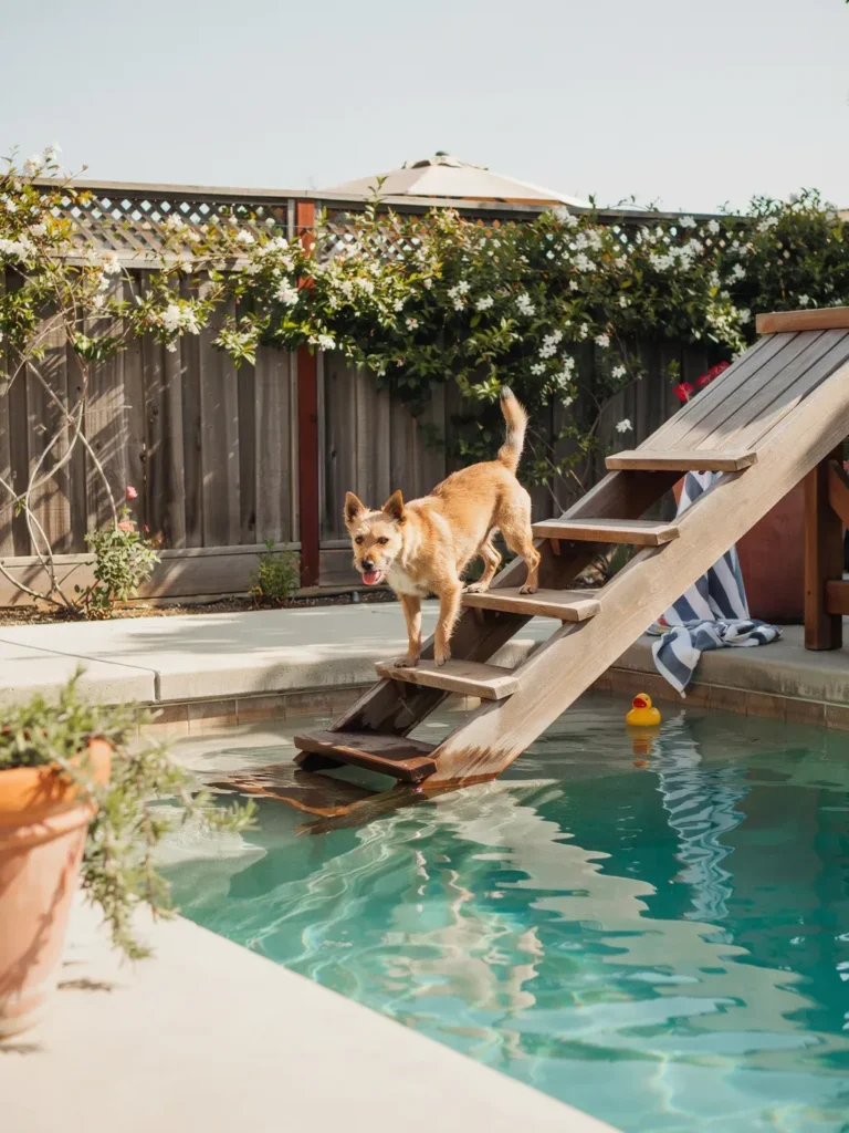 Diy Pool Ladder For Dogs
