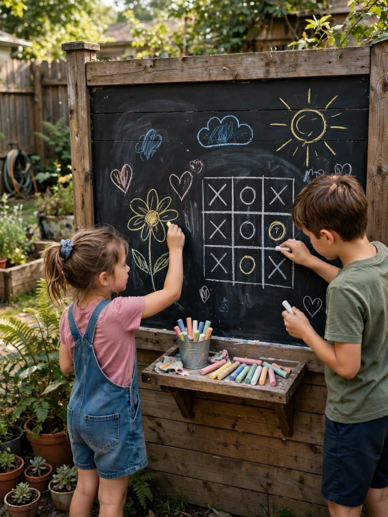 The Chalkboard Fence Wall
