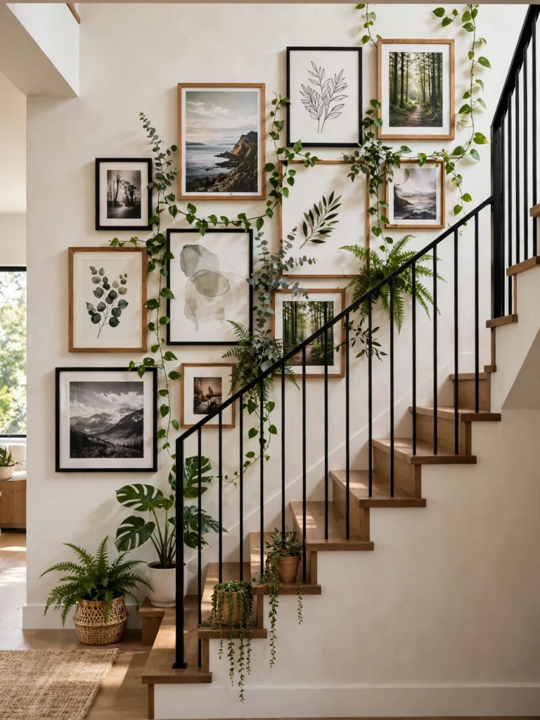 19. The Gallery Wall + Greenery Combo