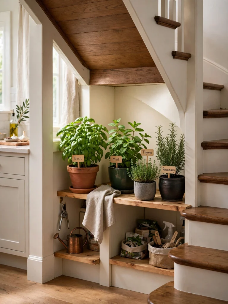 The Under-Stairs Herb Garden