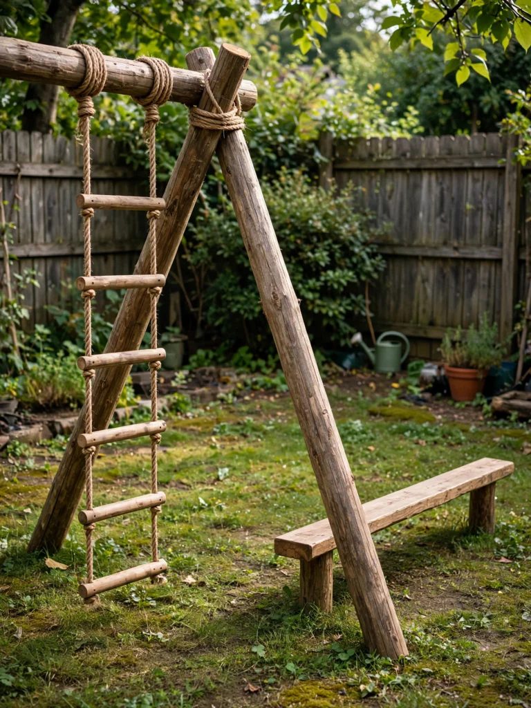  The Rope Ladder & Balance Beam Combo