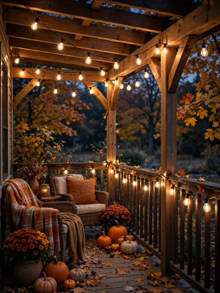 Layered Pumpkin Displays