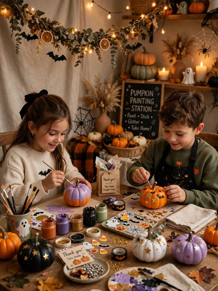 Pumpkin Decorating Instead of Carving