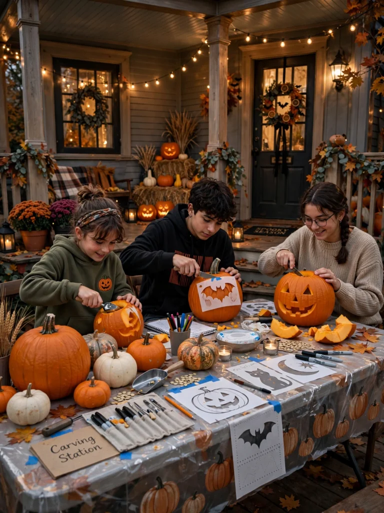 Pumpkin Carving Station