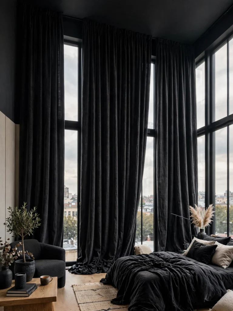 Full Room Black Walls for Maximum Drama