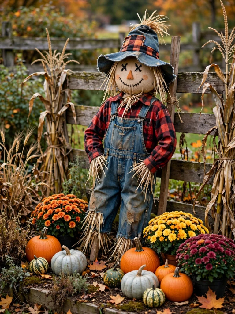 Vintage Truck Pumpkin Display