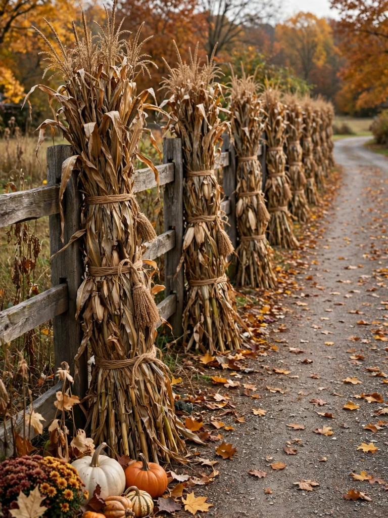 Cornstalk Fence Line
