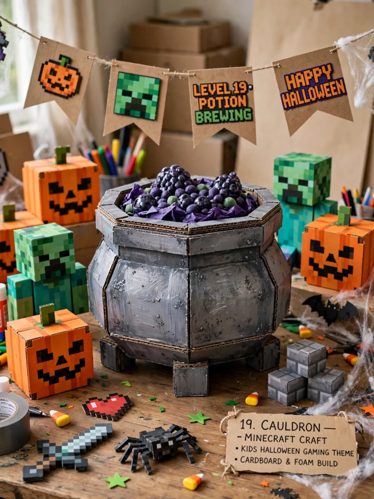 Cauldron Minecraft-Inspired Display