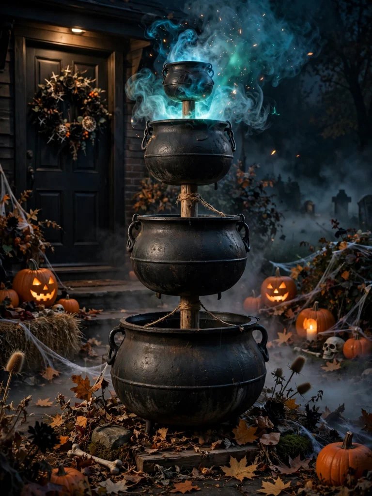 Stacked Cauldron Tower