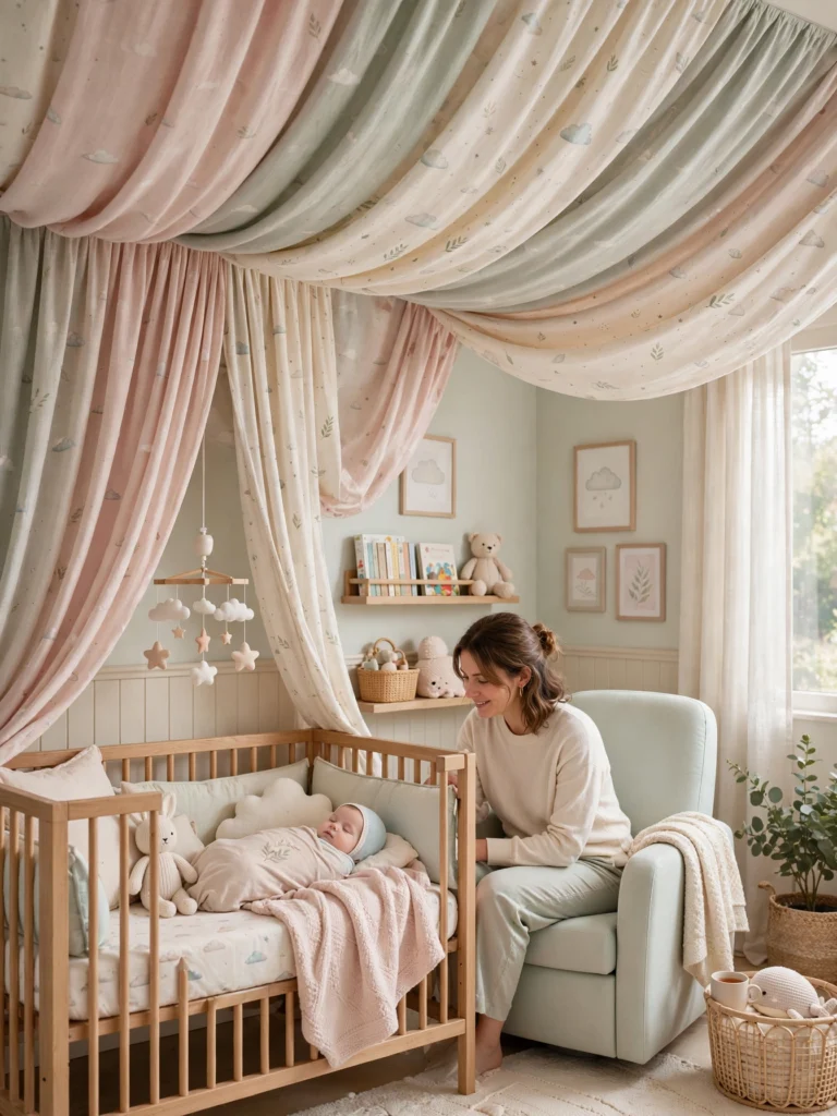 Fabric Ceiling Design for Nurseries
