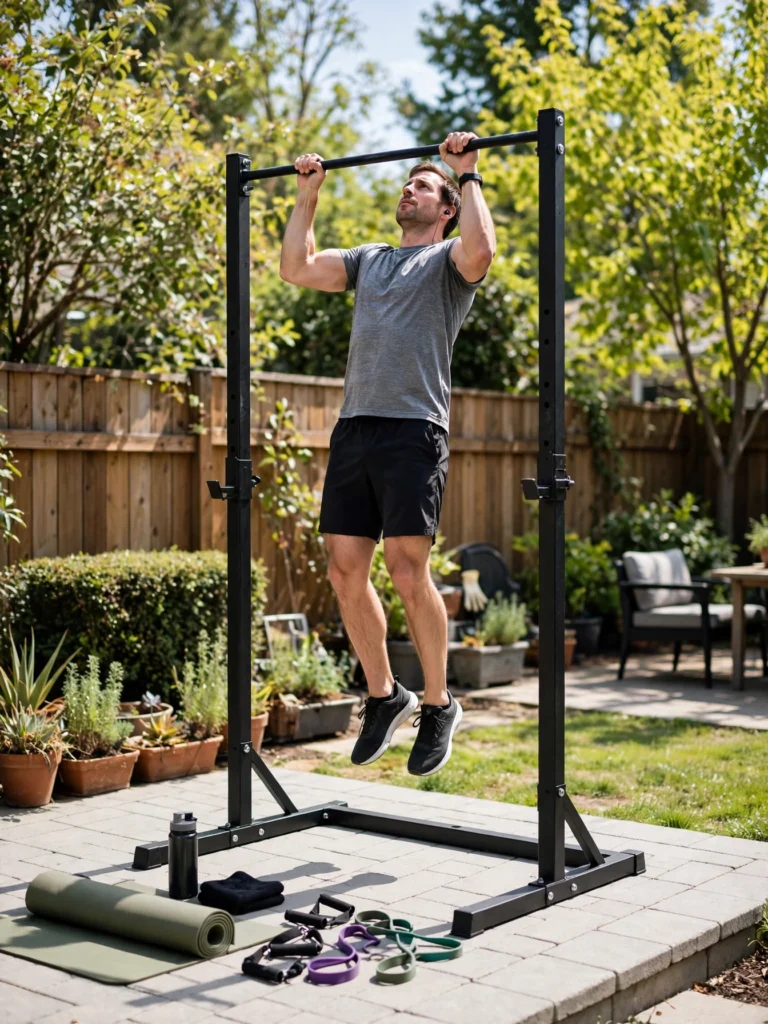Create an Outdoor Gym With a Pull-Up Bar