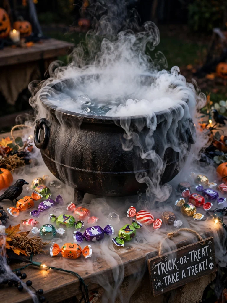  Cauldron with Dry Ice and Candy Combo