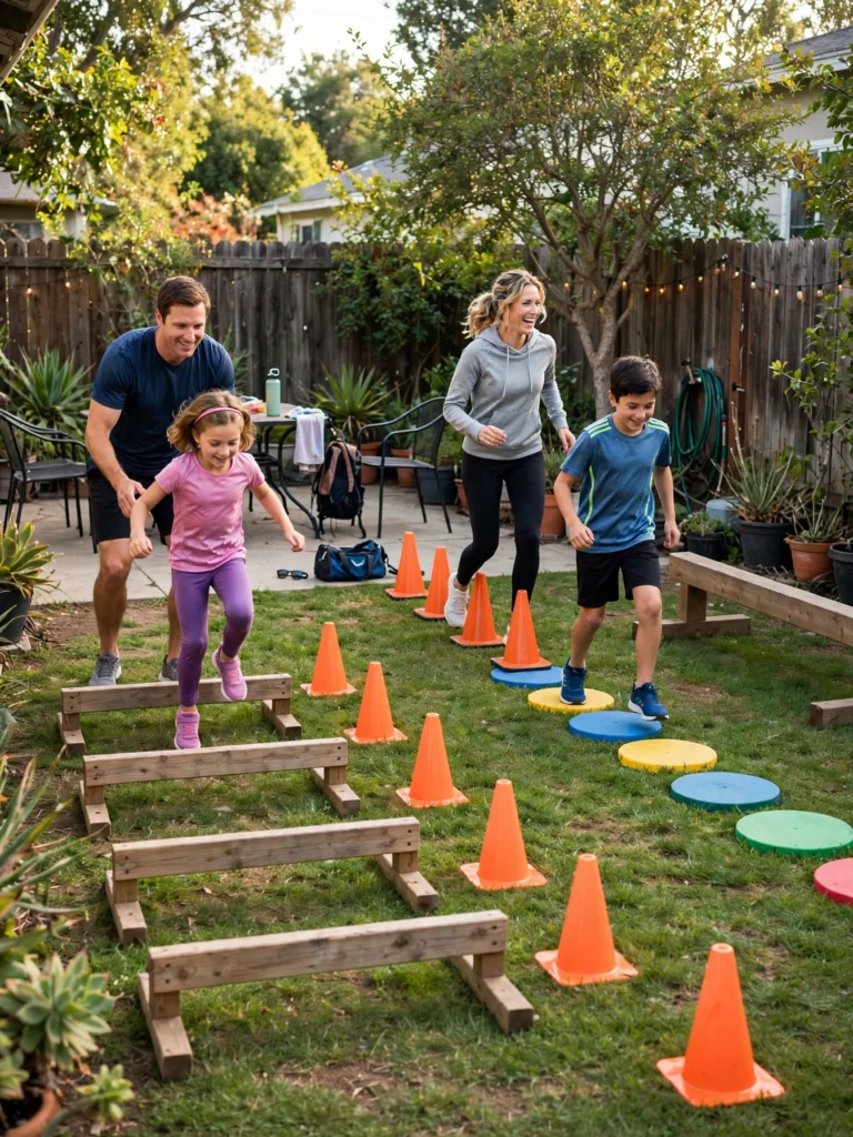 Make a Family-Friendly Outdoor Gym for Kids