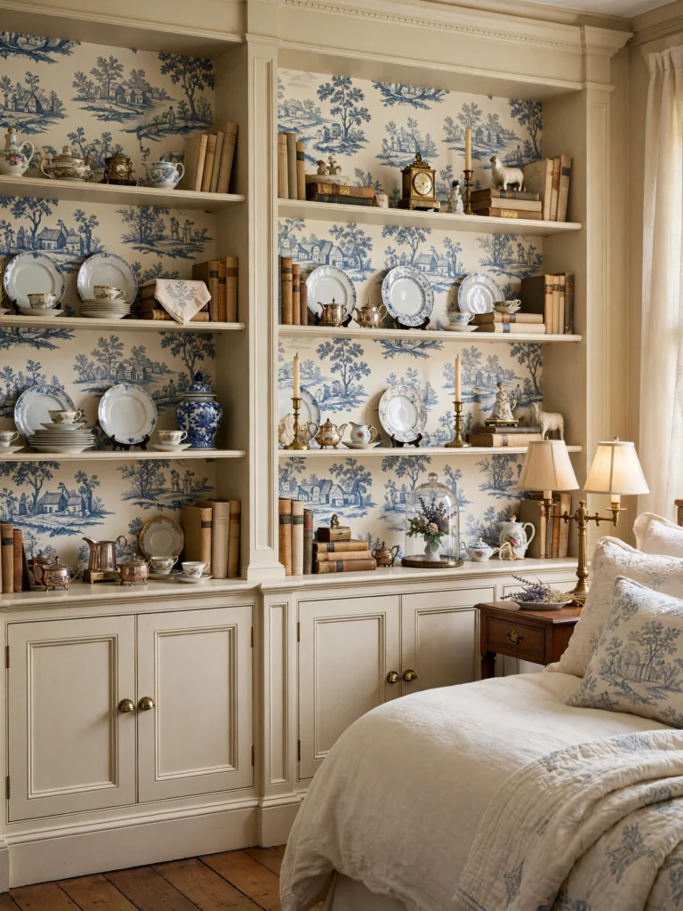Toile Pattern for Traditional Charm