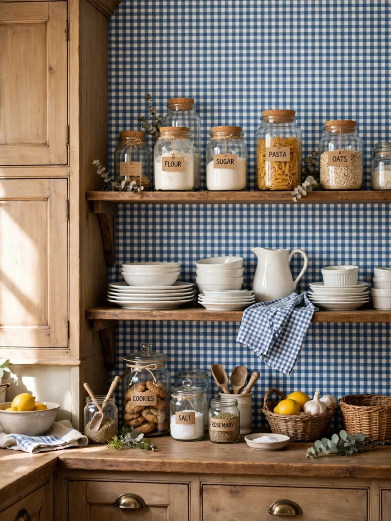 Geometric Pattern for Modern Shelving