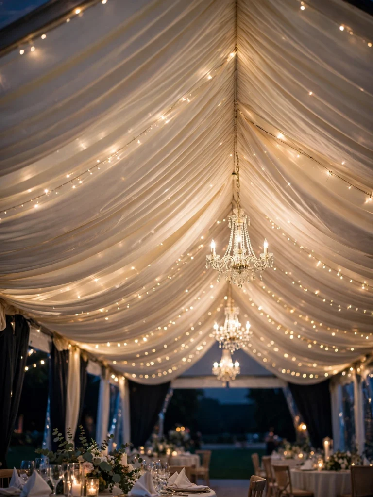 Fabric Ceiling Treatment for Home Theaters