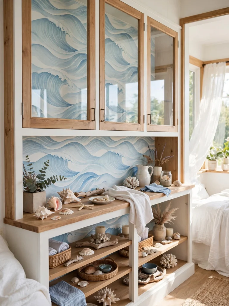 Ocean Wave or Coastal Print