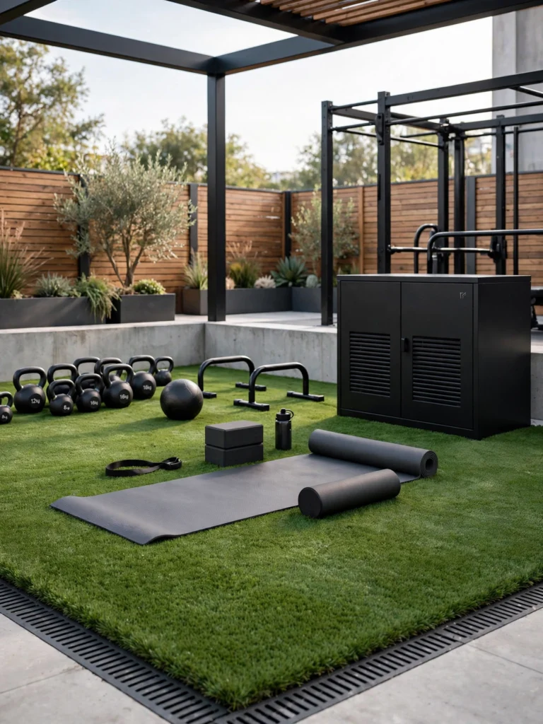 Set Up a Small Backyard Gym