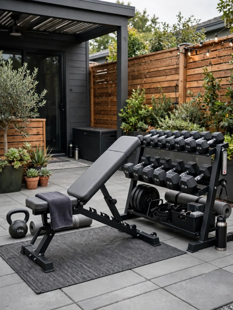 Design an Outdoor Gym for Yoga and Stretching