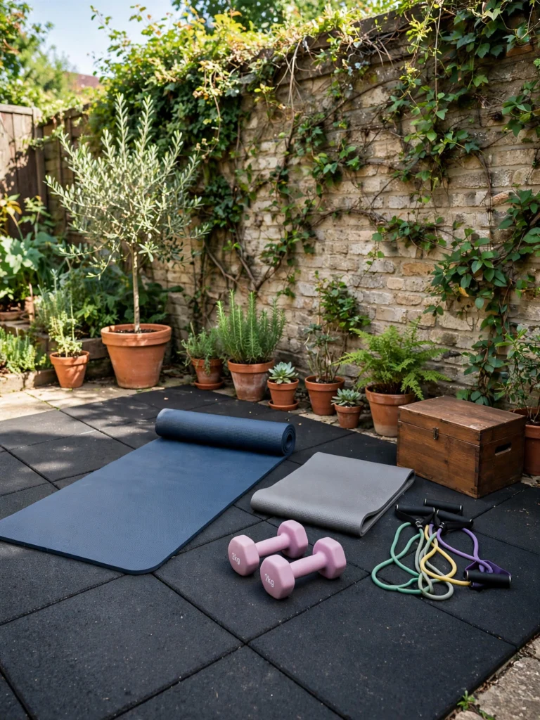 Add an Outdoor Gym Under a Pergola