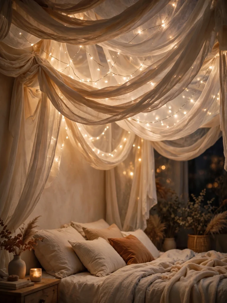 Billowing Fabric Ceiling for Outdoor Spaces
