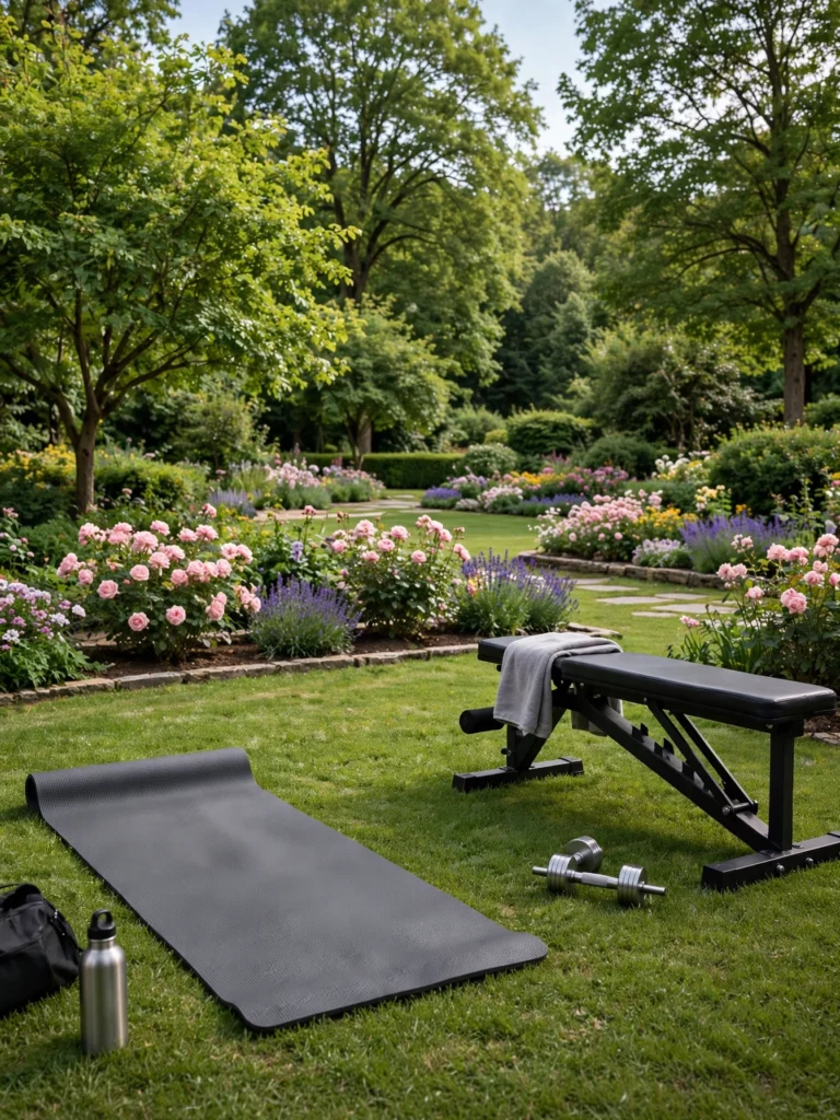 Add a Compact Outdoor Weightlifting Station