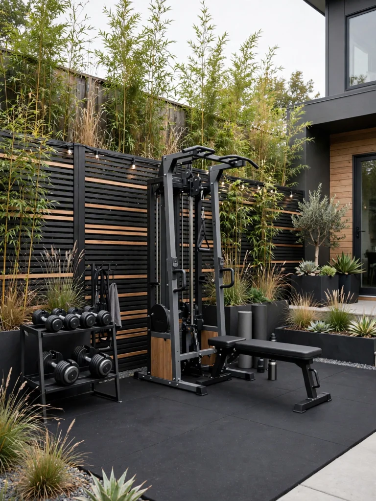 Turn Your Patio Into a Home Gym