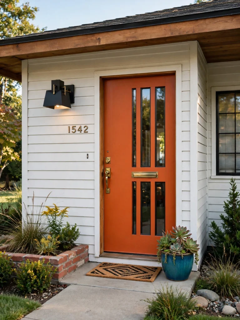 Mid-Century Modern Door Color