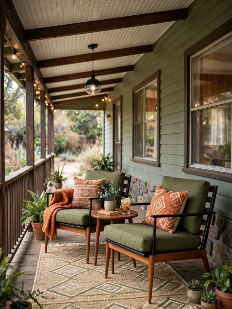 Horizontal Wood Slat Privacy Screen