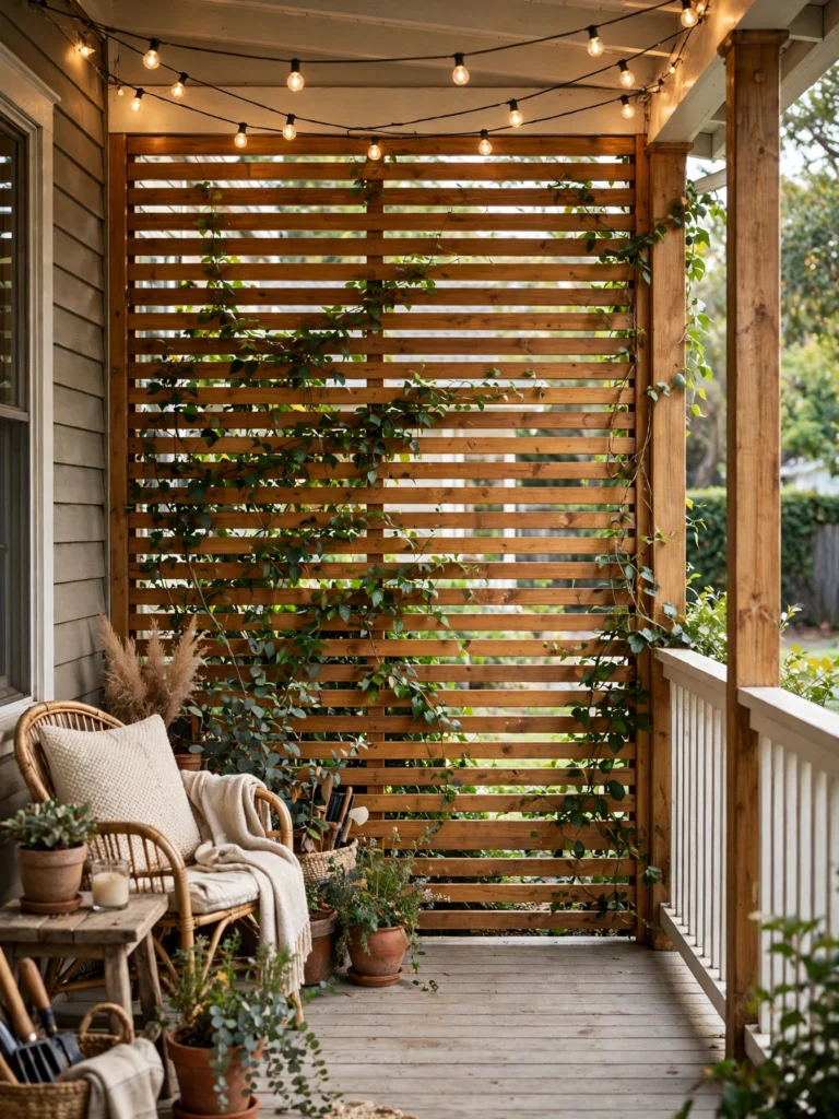 Exposed Brick Porch Columns