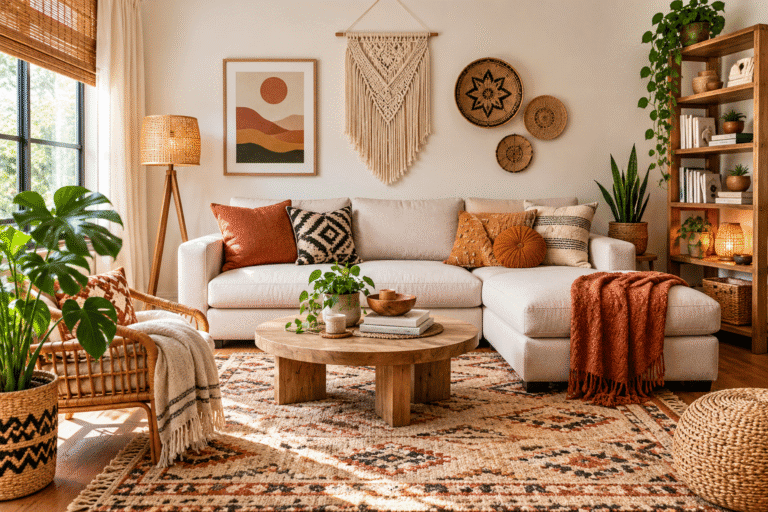 Boho Living Room Ideas