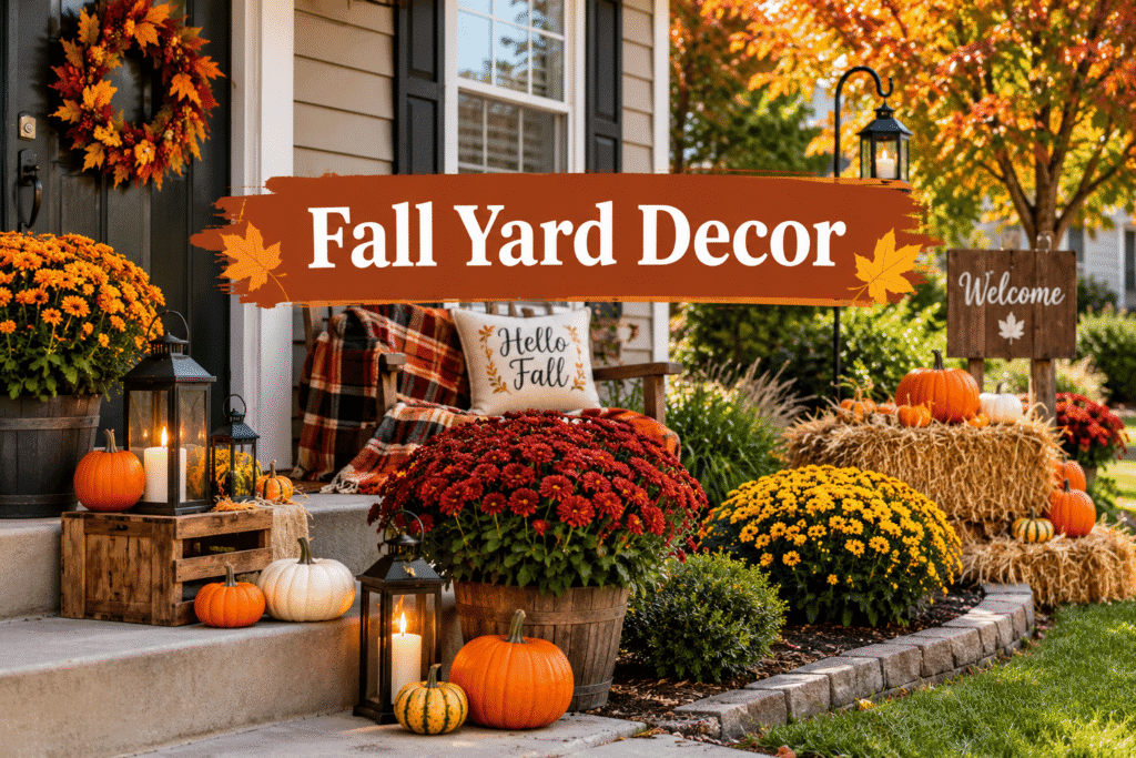 Fall Yard Decor