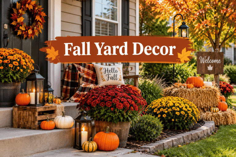 Fall Yard Decor