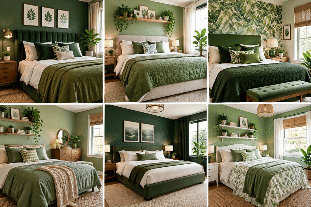 Greenery Bedroom Ideas